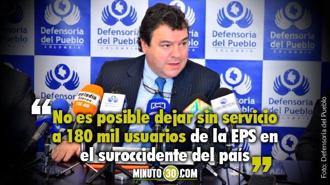 Defensoría hace un llamado para que clínicas en Cali sigan prestando servicios a usuarios de Medimás