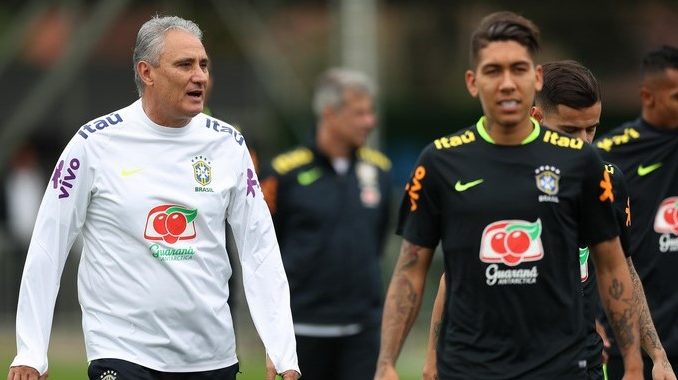 Entrenamiento de la selección brasileña de fútbol