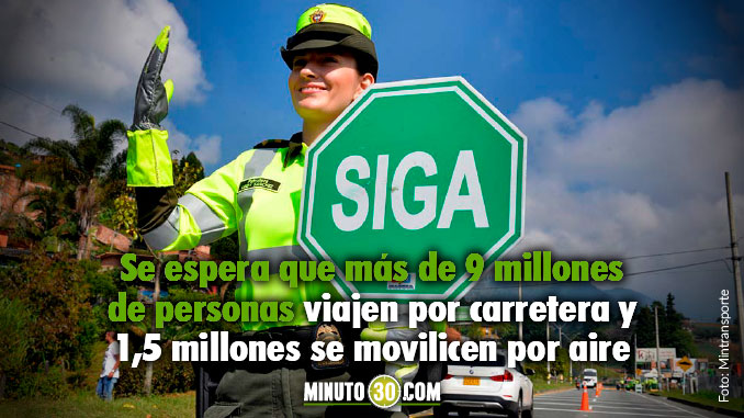 Unos 40 mil policías acompañan a los colombianos en las vías del país durante el receso escolar