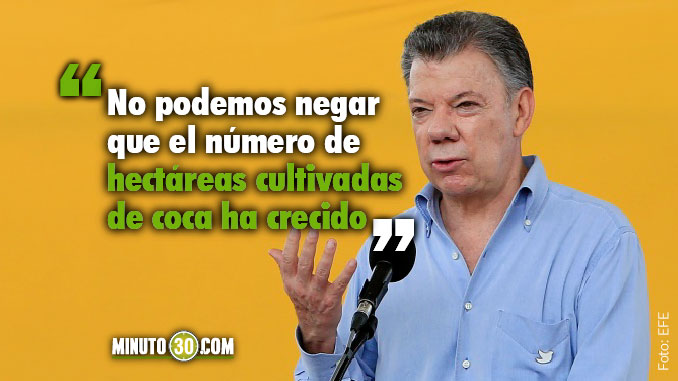 Santos cree que Colombia tiene una “oportunidad de oro” para acabar los cultivos de coca