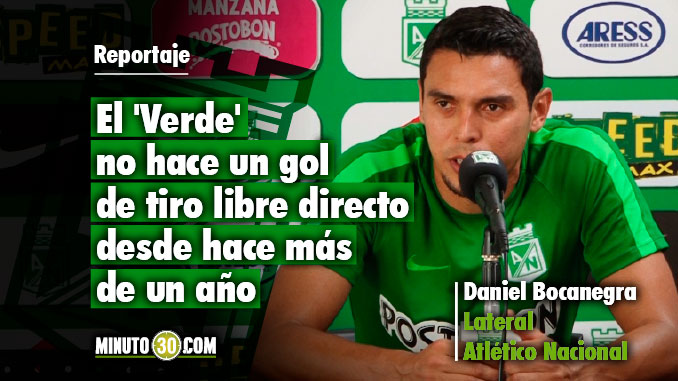 El increíble anti récord de Atlético Nacional parece tener una causa 3 Autocritica de Bocanegra por el poco trabajo de pelota quieta en Nacional