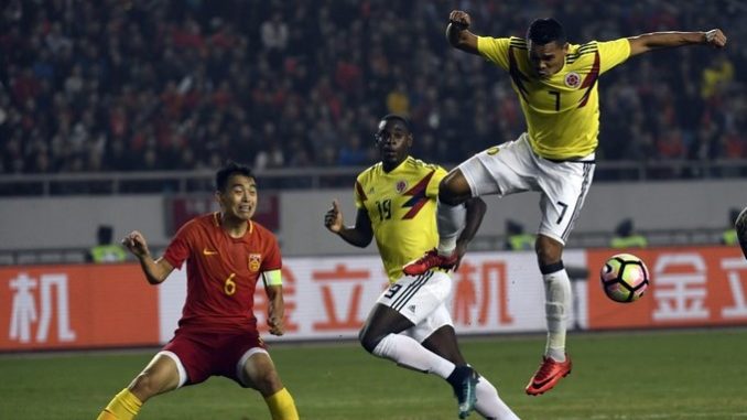 Amistoso China-Colombia