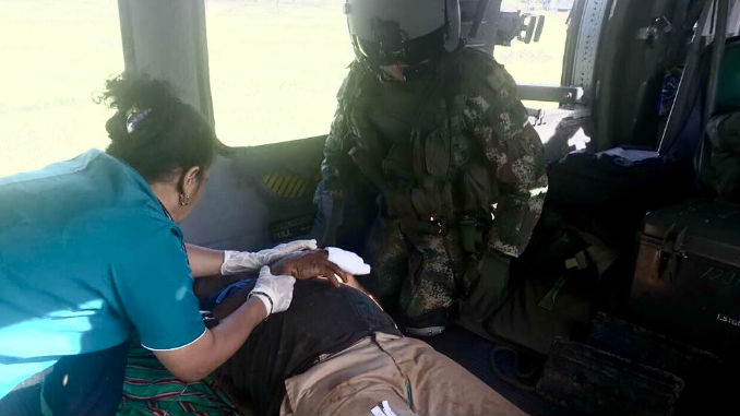 FOTOS y AUDIO: Campesino víctima de mina antipersona en Chocó fue trasladado hacia Carepa, Antioquia 4 Campesino_VictimaMina_Antipesonal_2