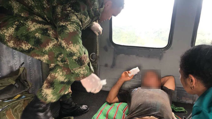 FOTOS y AUDIO: Campesino víctima de mina antipersona en Chocó fue trasladado hacia Carepa, Antioquia 3 Campesino_VictimaMina_Antipesonal_3