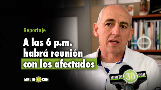Nicolás Duque Ossa - Secretario Gestión y Control Territorial Medellín. Foto/Minuto30