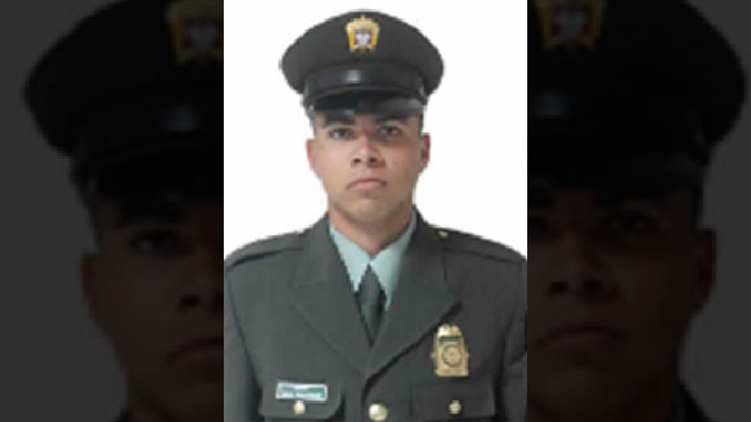 El patrullero Diego Armando Villamizar Salazar