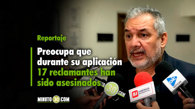 En Antioquia la aplicación de la Ley de Restitución de Tierras está en un 3%