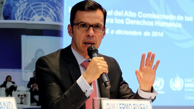 El ministro del Interior, Guillermo Rivera