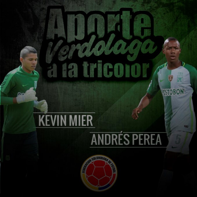 Nacional saca pecho por conquista de sus juveniles 2 Jugadores Atletico Nacional en seleccion sub17 1