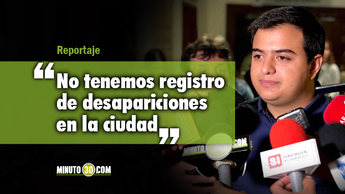 Andrés Tobón - Secretario de Seguridad Medellín. Foto/Miunto30