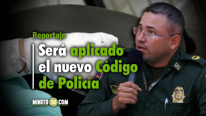 Mayor Héctor Fabio Murillo - Jefe de prevención y educación ciudadana. Foto/Minuto30