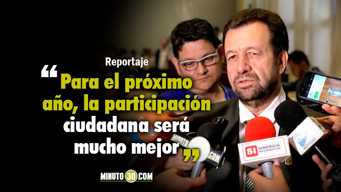 esús Aníbal Echeverri - Presidente Concejo Medellín. Foto/Minuto30