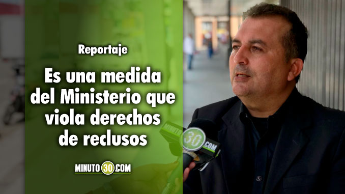 Jorge Carmona - Líder de Derechos Humanos población carcelaria. Foto/Minuto30