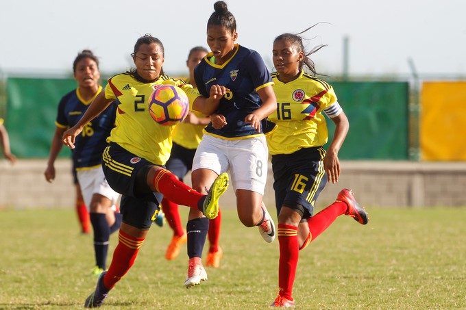 Colombia sonríe con un nuevo oro al vencer con autoridad a Ecuador 4 Selecci%C3%B3n Colombia Femenina 2