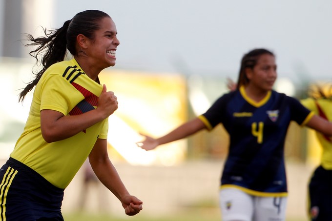 Colombia sonríe con un nuevo oro al vencer con autoridad a Ecuador 3 Selecci%C3%B3n Colombia Femenina 3