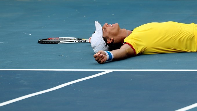 William Mantilla le da a Colombia el oro bolivariano en sencillos masculino 4 William Mantilla Tenis 2