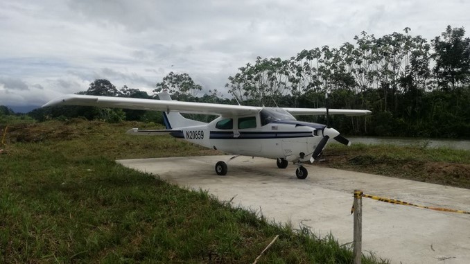 Fuerza Aérea neutralizó aeronave ilegal en Murindó