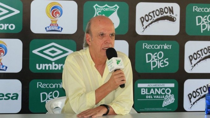 “No quiero pensar que aquí ha habido algo raro", dice el presidente del Deportivo Cali 2 alvaro martinez Copiar