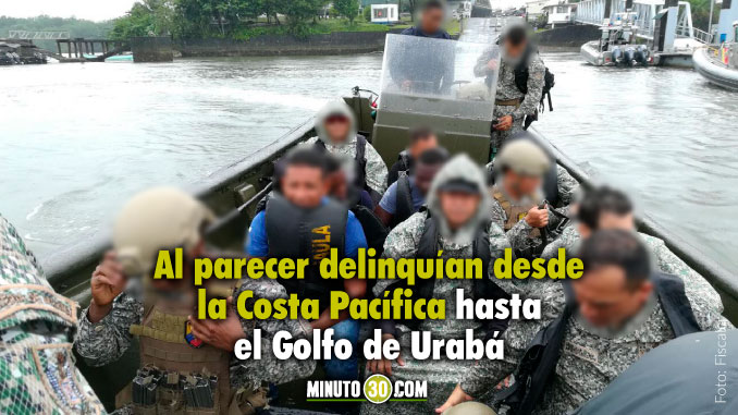 Seis miembros de la Armada Nacional fueron asegurados por presuntos nexos con bandas de narcotráfico