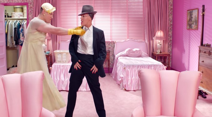 Channing Tatum y Pink/ Tomada de Youtube: PinkVEVO