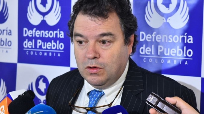 El defensor del Pueblo, Carlos Alfonso Negret Mosquera,