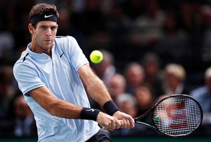 Amarga retirada de Nadal; eliminaciones de Del Potro y Verdasco en el Masters 1.000 de París 3 del potro