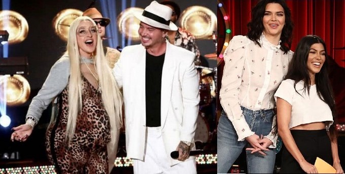 Ellen DeGeneres, J Balvin, Kendall Jenner y Kourtney Kardashian