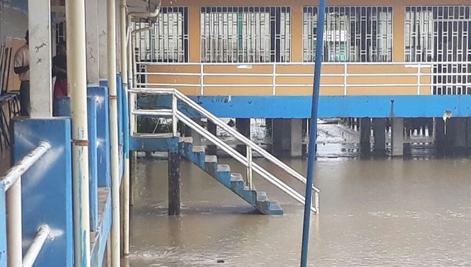 Así se ven las inundaciones en El Carmen del Darién, Chocó