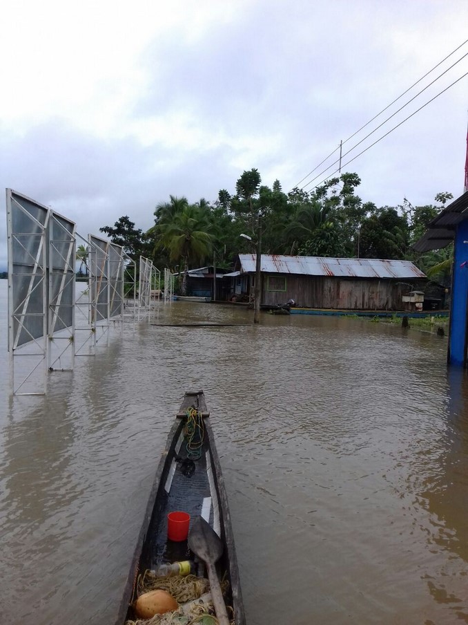 Reportan inundaciones en el municipio de Medio Atrato, Chocó