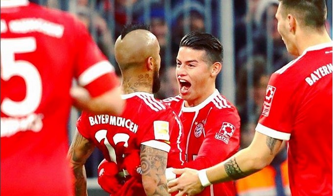 Bayern vs. Sevilla, James contra su víctima española