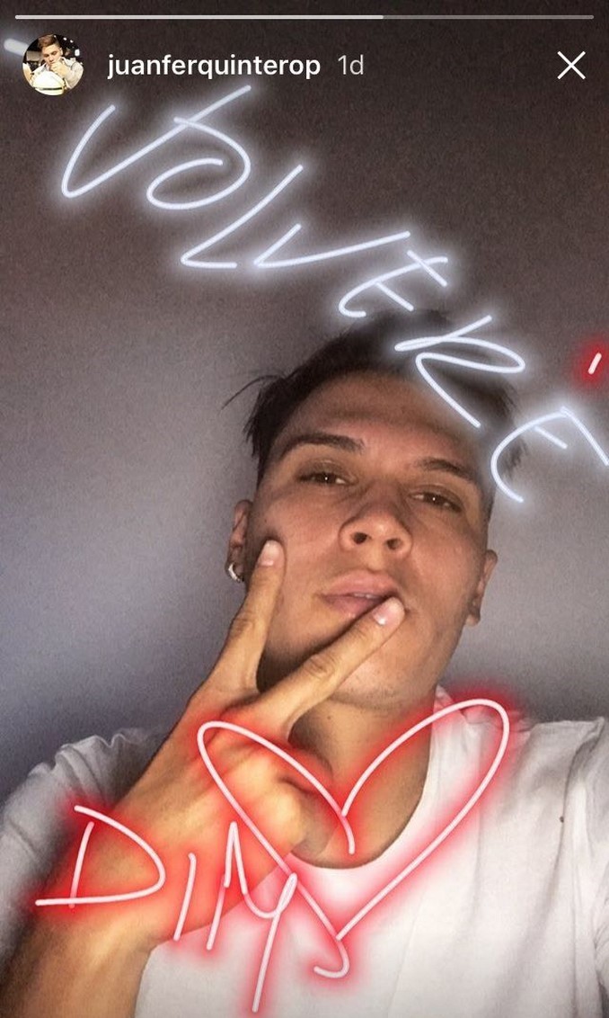 Juan Fernando Quintero les dejó un mensaje más a los hinchas del Poderoso 3 juan fernando quintero