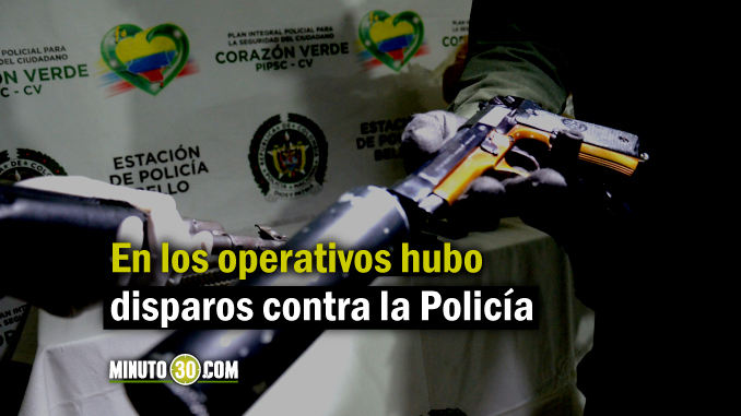 VIDEO: En operativos contra las bandas 'Los Pachelly' y 'El Mesa' se incautó material de guerra 1 operativo-policia
