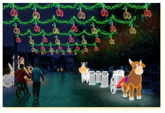 Así se verán los Alumbrados Navideños de EPM en 14 municipios antioqueños