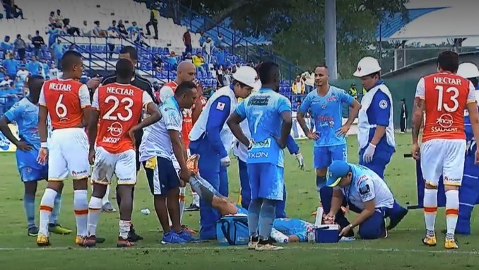 Juan Sebastián Villota se refirió a Javier López tras la fuerte patada que recibió 1 santa fe jaguares