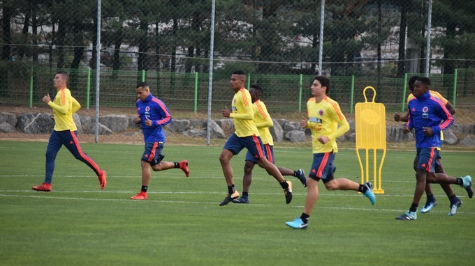 No falta nadie, Colombia entrena con el grupo completo 1 seleccion colombia