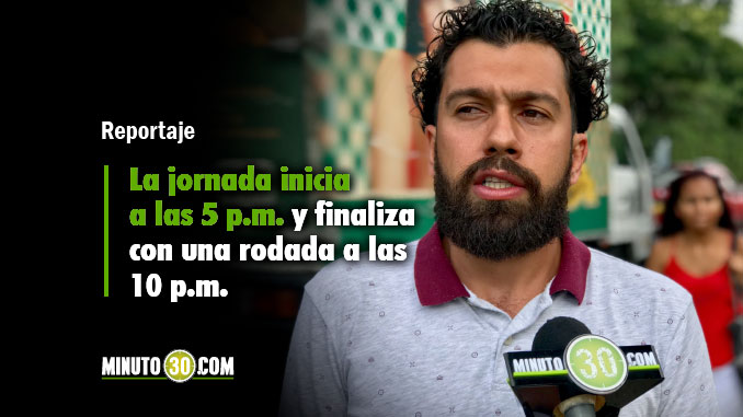 Sebastián Mattos - Vocero Plantón . Foto/Minuto30