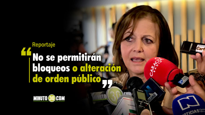 Victoria Eugenia Ramírez - Secretaria de Gobierno Antioquia. Foto/Minuto30