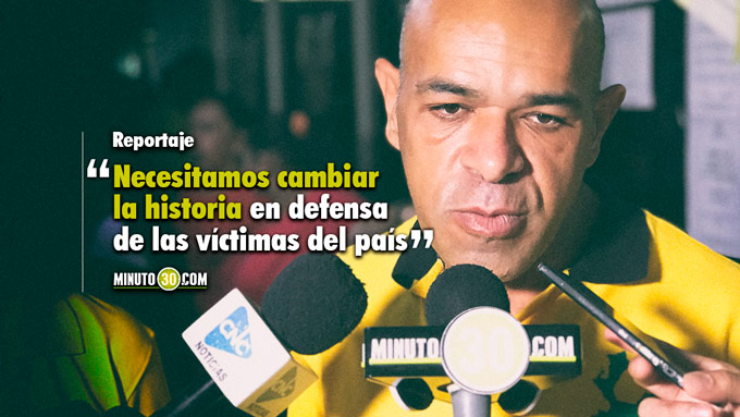 Hernán espera llegar al Congreso para trabajar por las víctimas de la violencia