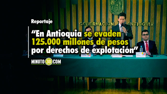 Luis Pérez - Gobernador de Antioquia en rueda de prensa. Foto/Minuto30