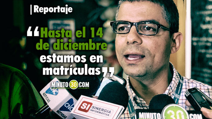 Luis Guillermo Patiño - Secretario Educación Medellín. Foto/Minuto30