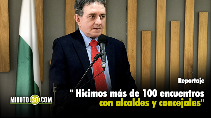 Fernando León Henao Zea - Gerente Municipios Antioquia . Foto/Minuto30