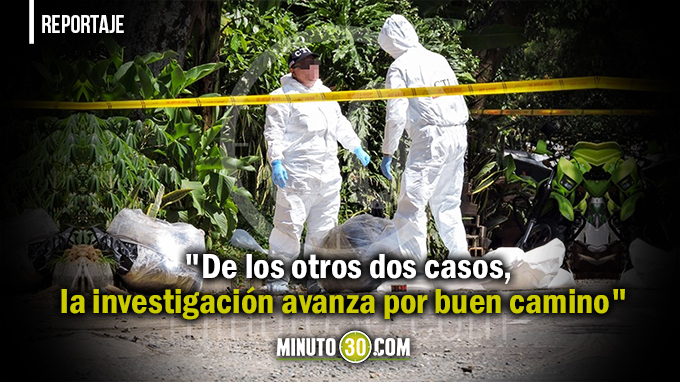Tres hombres asesinados y embolsados habrían llegado a la ciudad a reunirse con integrantes de bandas