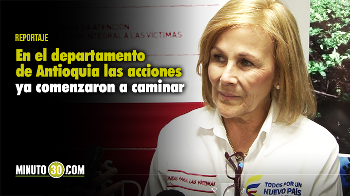 Yolanda Pinto - Directora Nacional Unidad para las Víctimas. Foto/Minuto30