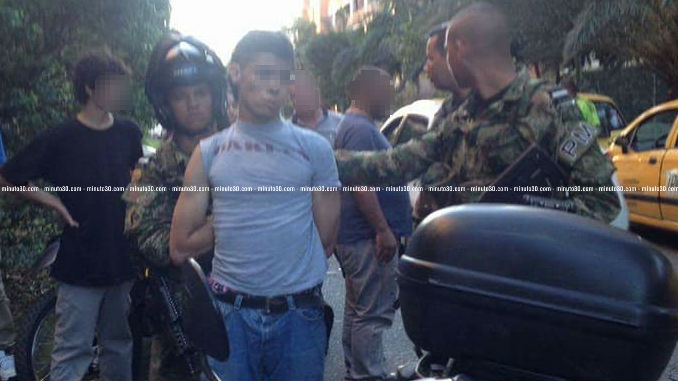 FOTOS: Atracaron a una ciudadana en inmediaciones de la IV Brigada y los capturó la P.M. 3 Captura Ladrones 2