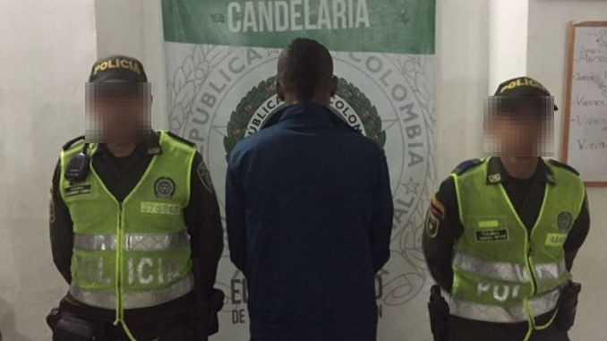 Peligroso delincuente conocido como 'El Monstruo' fue capturado en El Centro de Medellín 1 Capturado_Candelaria