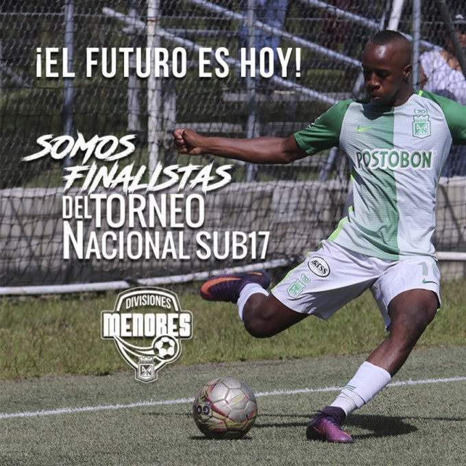 Atlético Nacional, finalista en el Torneo Nacional Sub 17 2 FINALISTAS SUB17