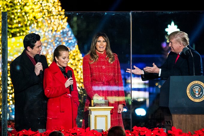 FOTOS Y VIDEO: Trump inaugura el árbol nacional de Navidad 2 NAVIDAD1