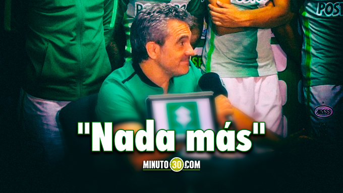 Para Juan Manuel Lillo solo hay algo que sustenta su continuidad en Nacional 3 Para Juan Manuel Lillo solo hay algo que asegura su continuidad en Nacional 680