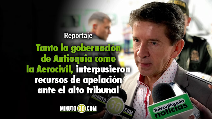 Luis Pérez - Gobernador de Anrtioquia. Foto/Minuto30