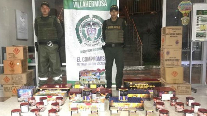 FOTOS: 382 kilos en el área metropolitana y 300 en El Santuario, pólvora incautada por la Policía 3 Polvora_Incautada_1